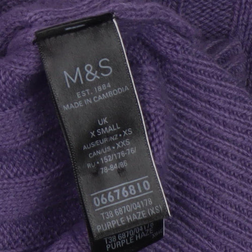 Marks and Spencer Women's Purple XS Pullover