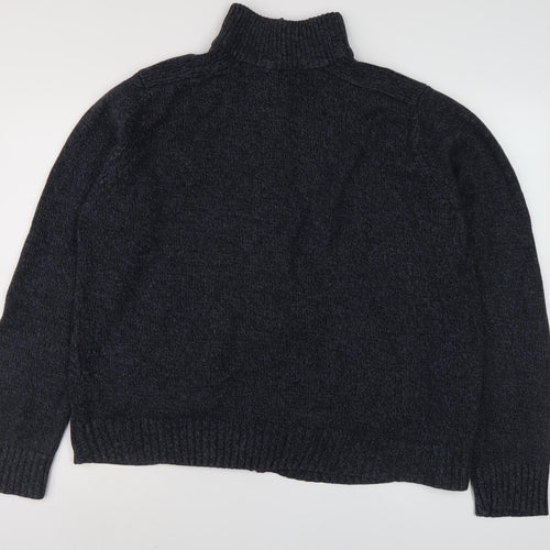 Marks and Spencer Men's Black XL Knit Zip Jacket