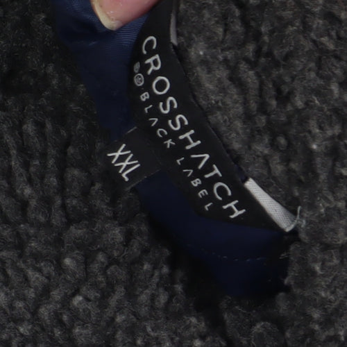 Crosshatch Men's 2XL Black Full Zip Hoodie