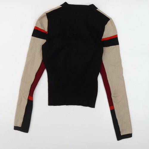 Karen Millen Women Beige Cardigan Round Neck Size 6