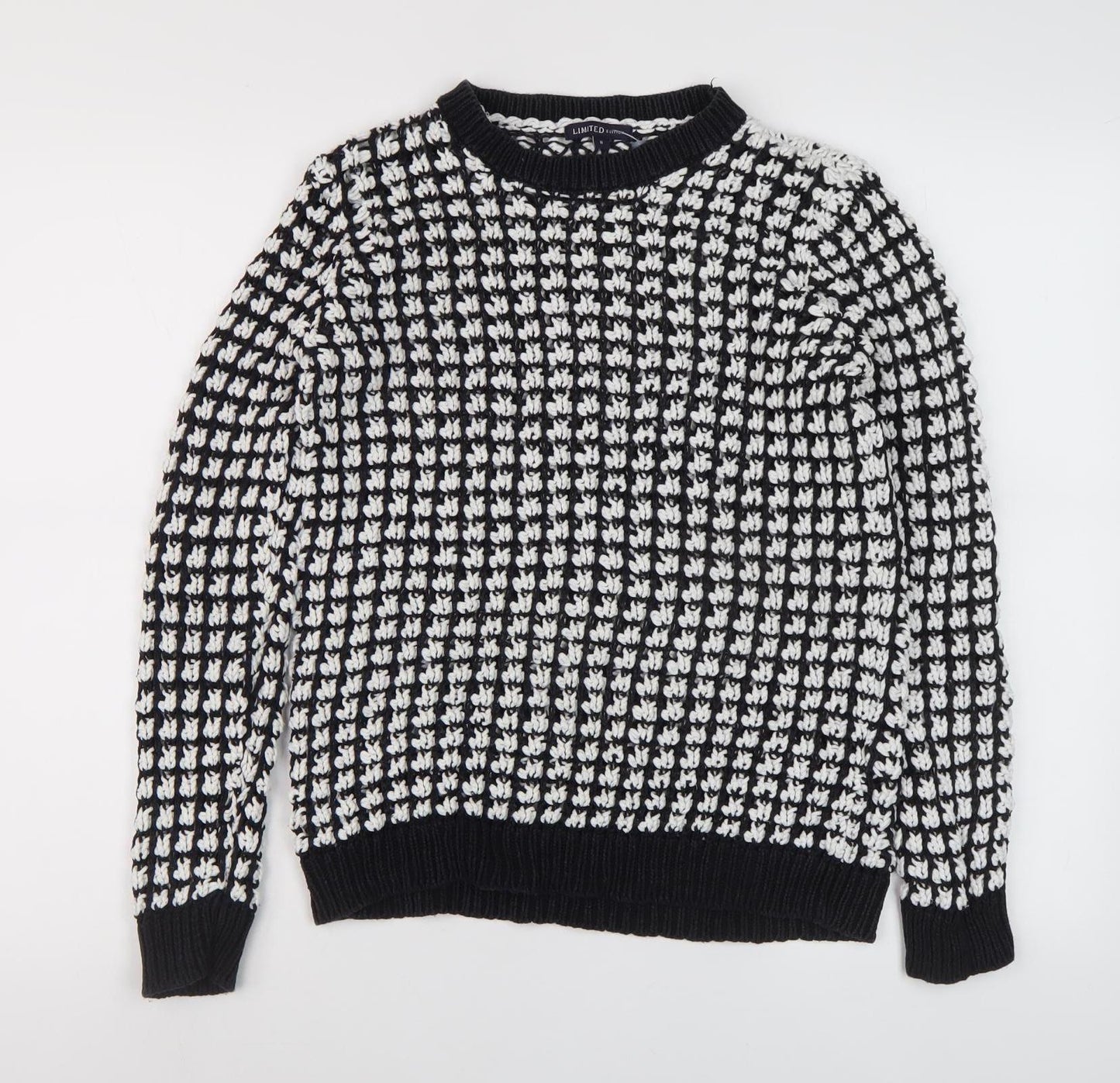 Limited Edition Women's S Black Knit Pullover Jumper