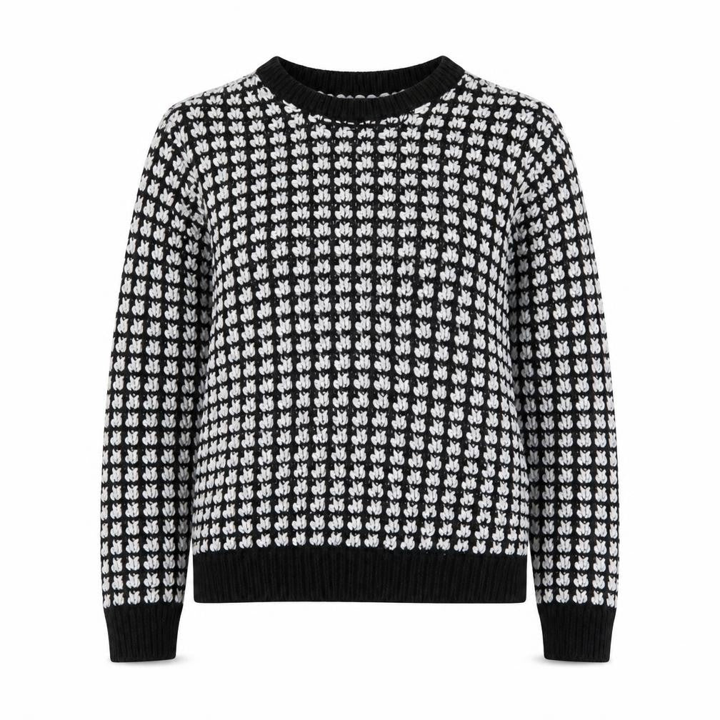 Front view of Limited Edition Women's S Black Knit jumper