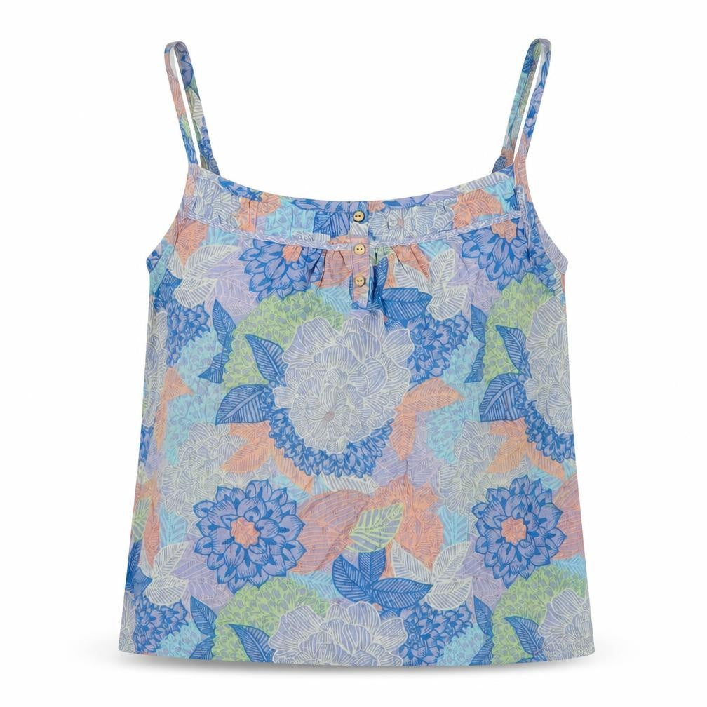 Front view of Mantaray Floral Camisole Top, Women's Multi, size 4, Spring Style