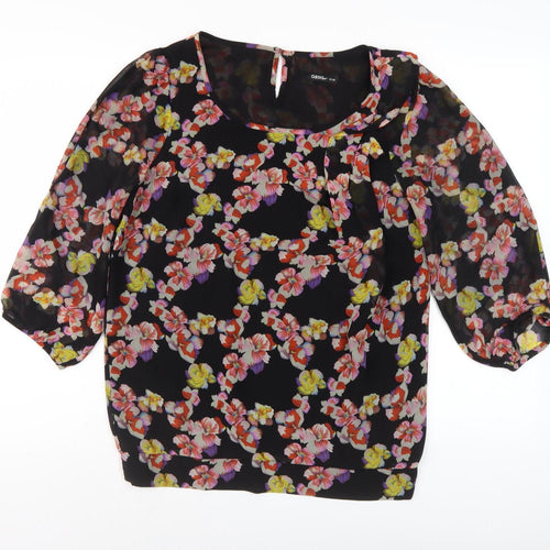 Oasis Women's Multicoloured Floral Tunic Blouse, Size 12