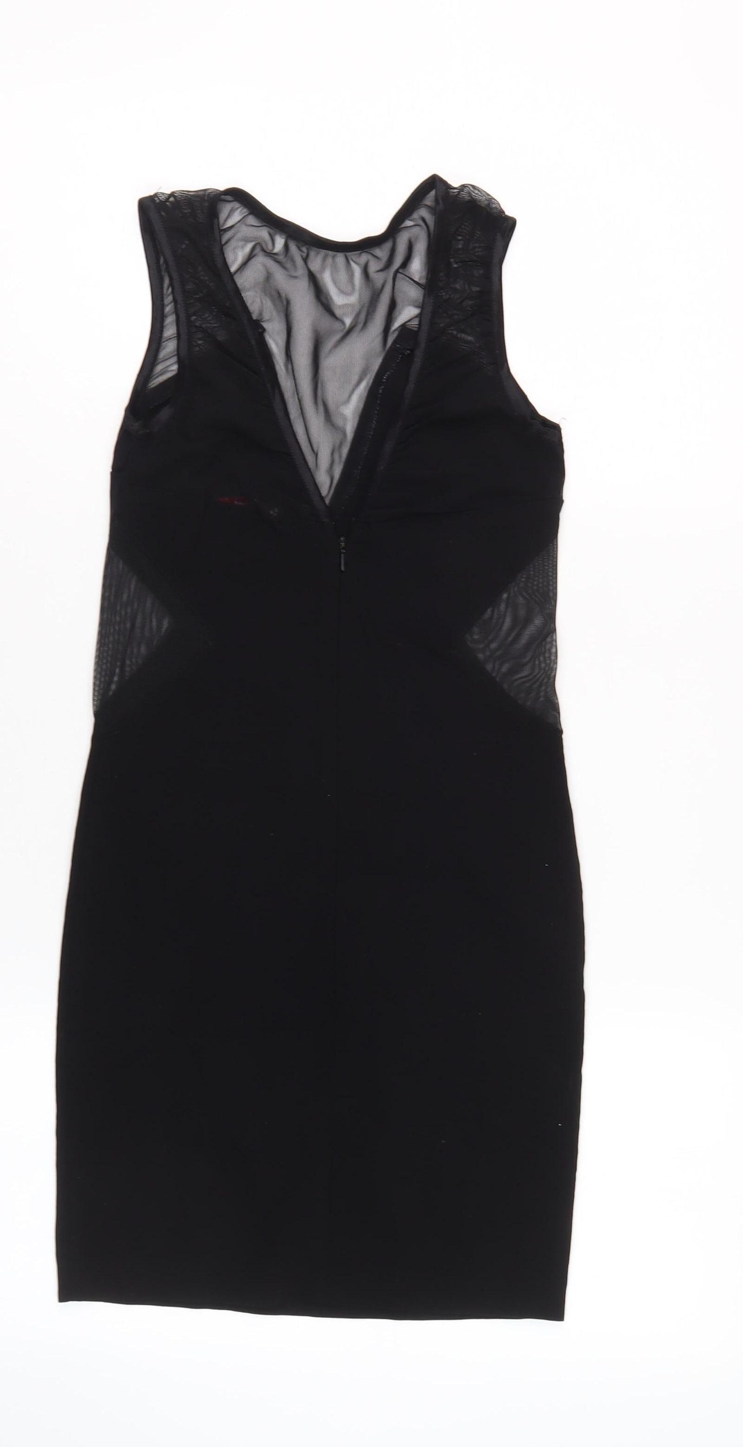 Mae Collection Women's Black Petite Bodycon Dress