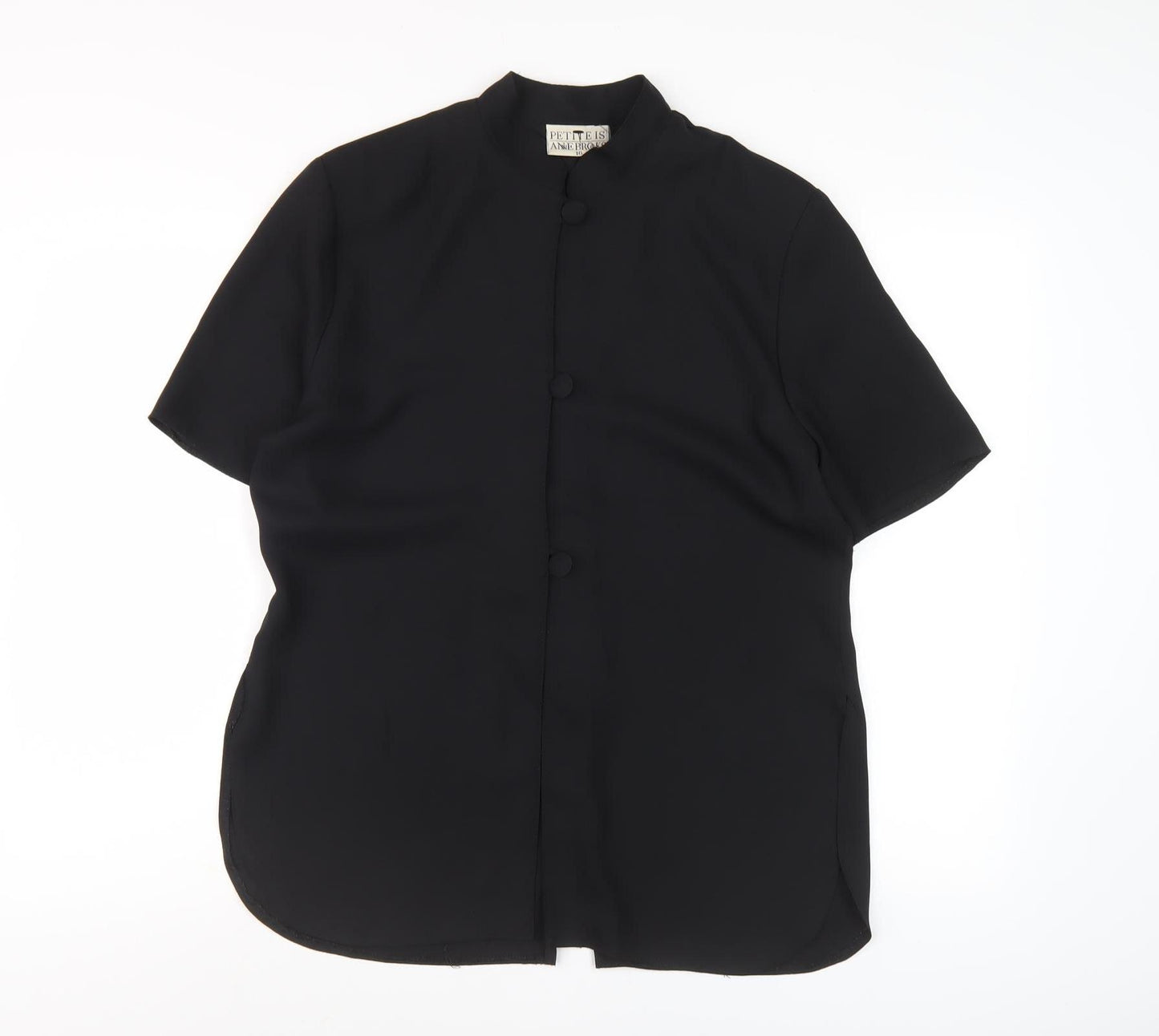 Anne Brooks Women's Black Petite Blouse Size 16