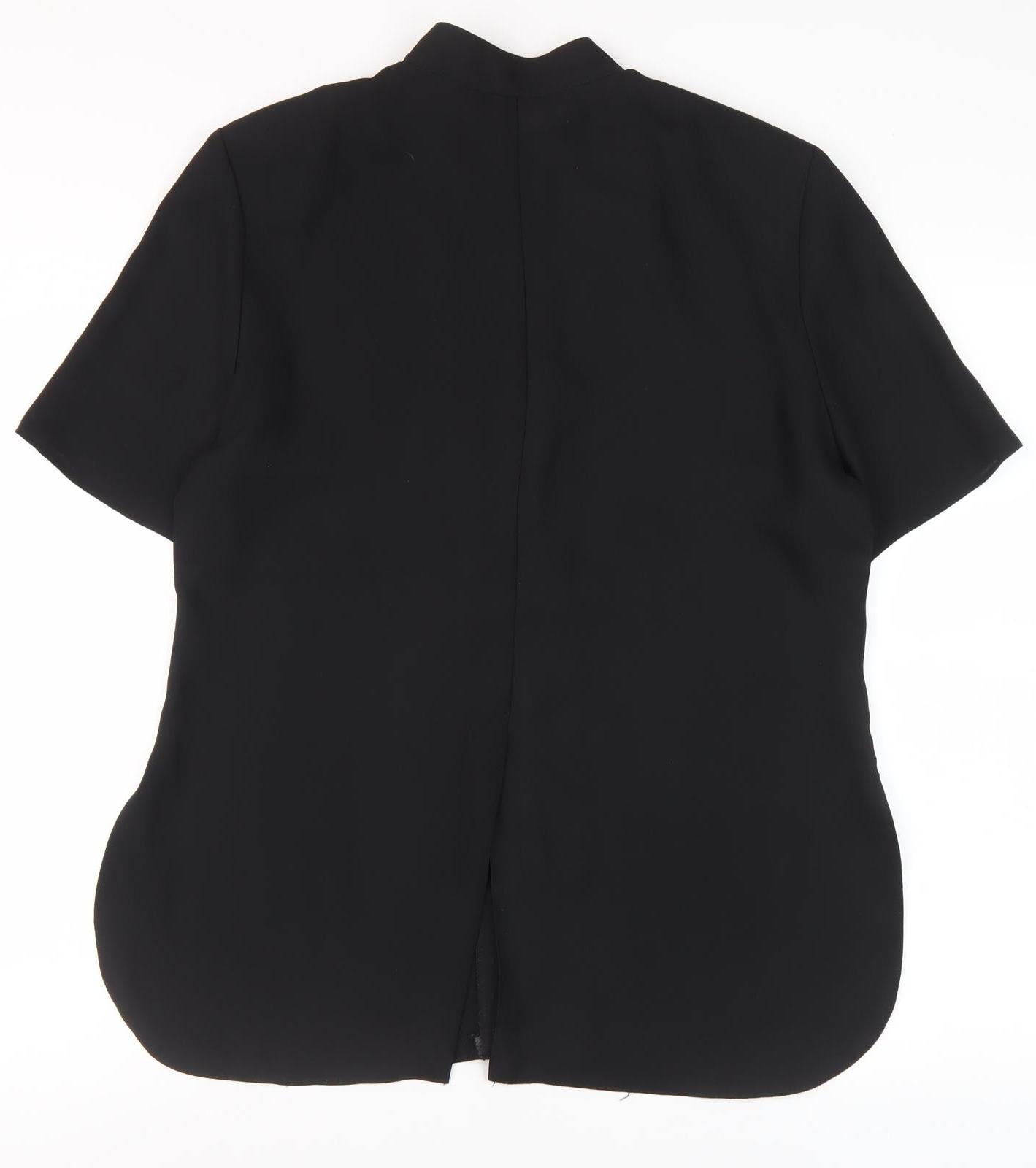 Anne Brooks Women's Black Petite Blouse Size 16