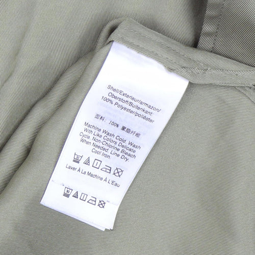 DKNY Women's Green Solid Top Polyester