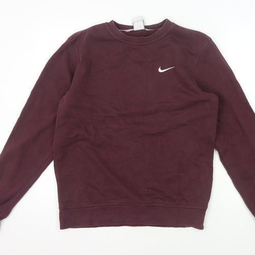 Nike Men's Purple Pullover Sweatshirt M Long Sleeve