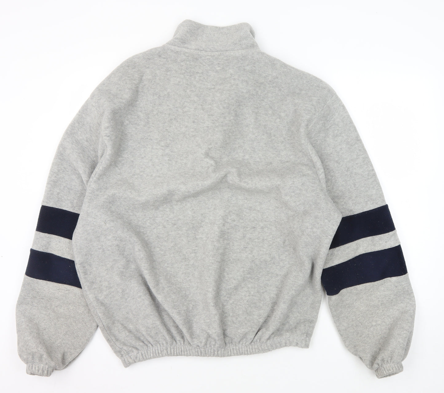 iets frans... Men's Grey 1/4 Zip Sweatshirt L