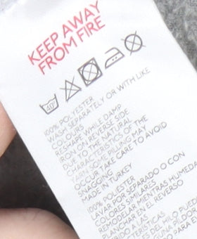 iets frans... Men's Grey 1/4 Zip Sweatshirt L