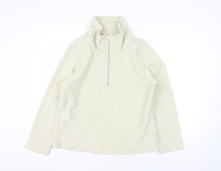 Regatta Women's Ivory Striped Pullover UK 14