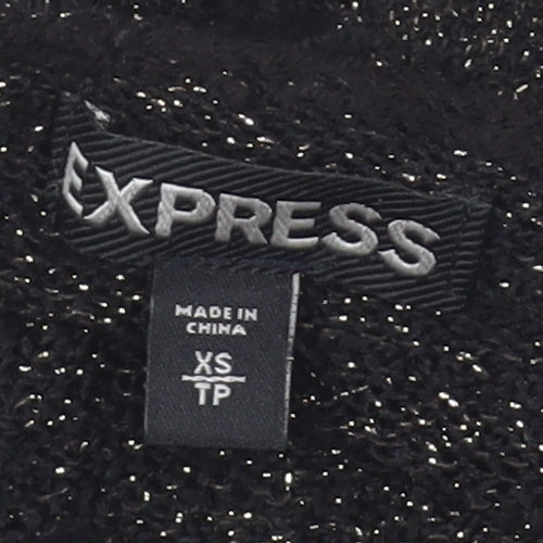Express Women's Black XS Cardigan Jumper