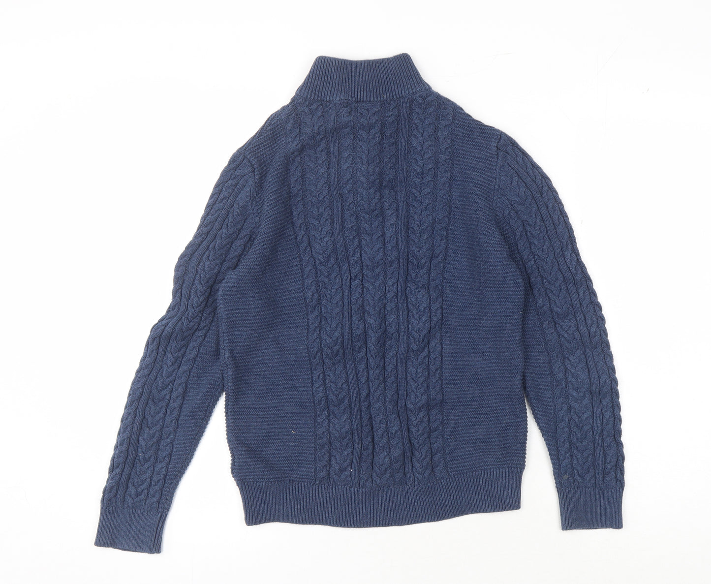 Next Boys Blue Cable-Knit Pullover Jumper, 11 Years