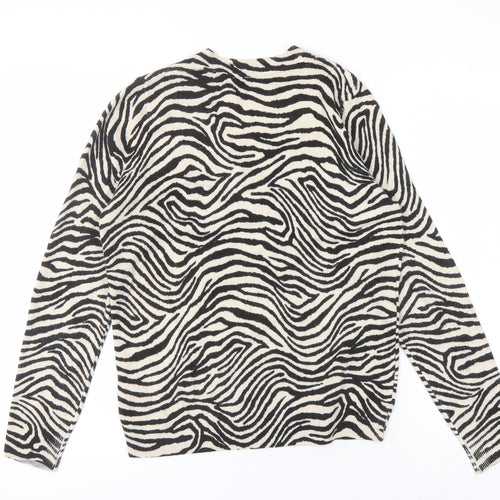 Marks and Spencer Women's Zebra Print Pullover Jumper, S