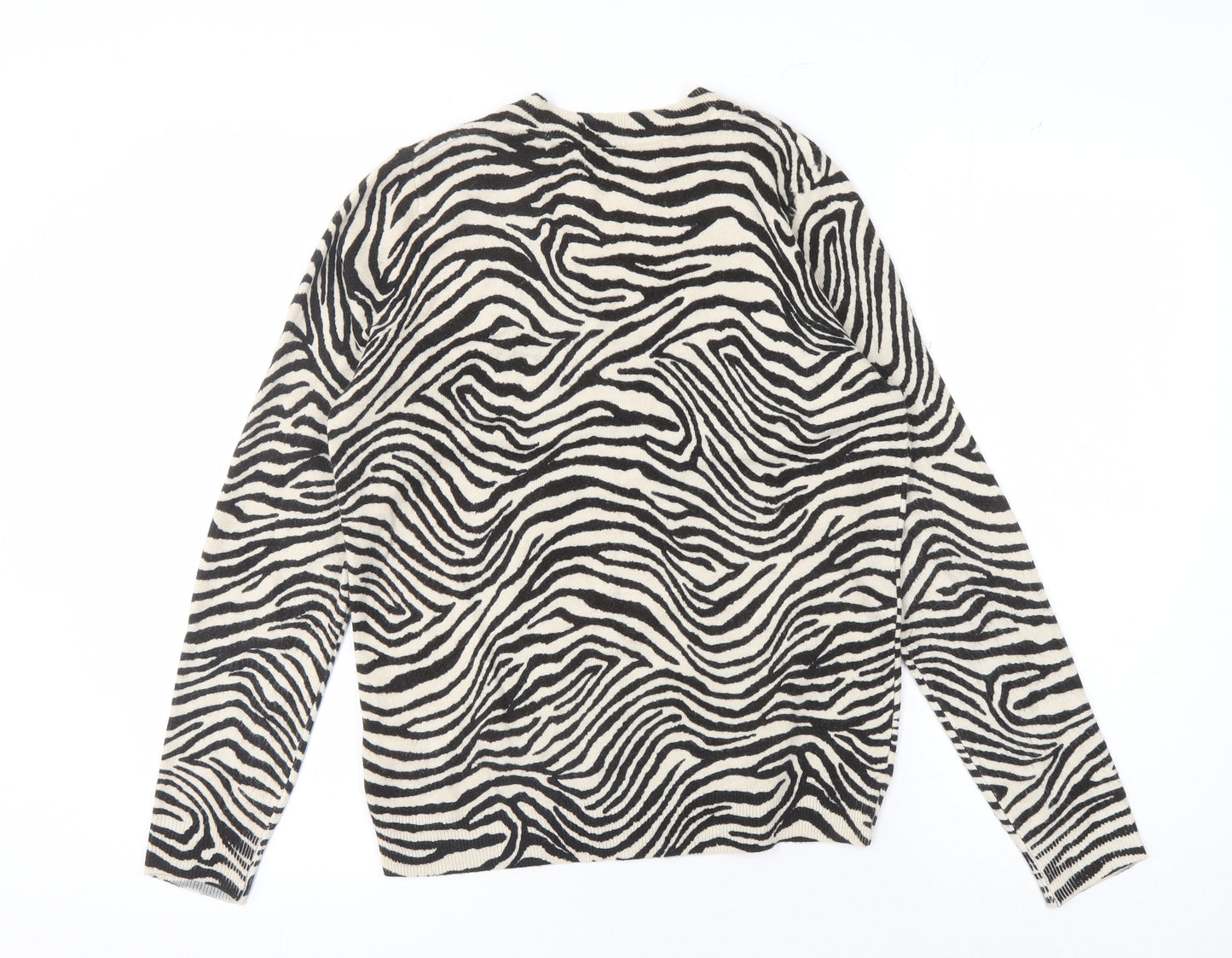 Marks and Spencer Women's Zebra Print Pullover Jumper, S