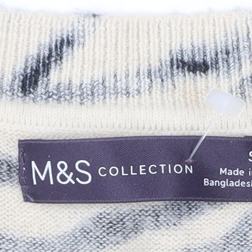 Marks and Spencer Women's Zebra Print Pullover Jumper, S