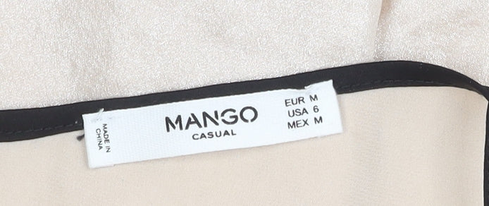 Mango Women's Beige Camisole Tank, Size 12, Excellent