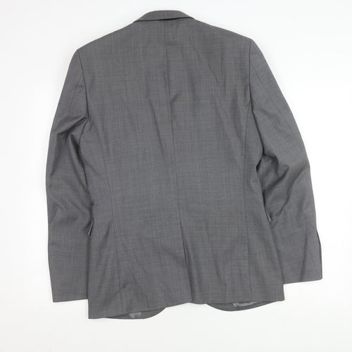 Next Men's Grey Suit Jacket 38 Regular Fit Formal