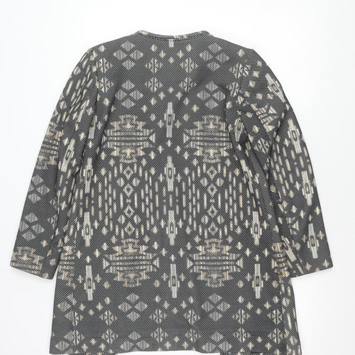 H&M Women’s Black Geometric Pattern Classic Jacket