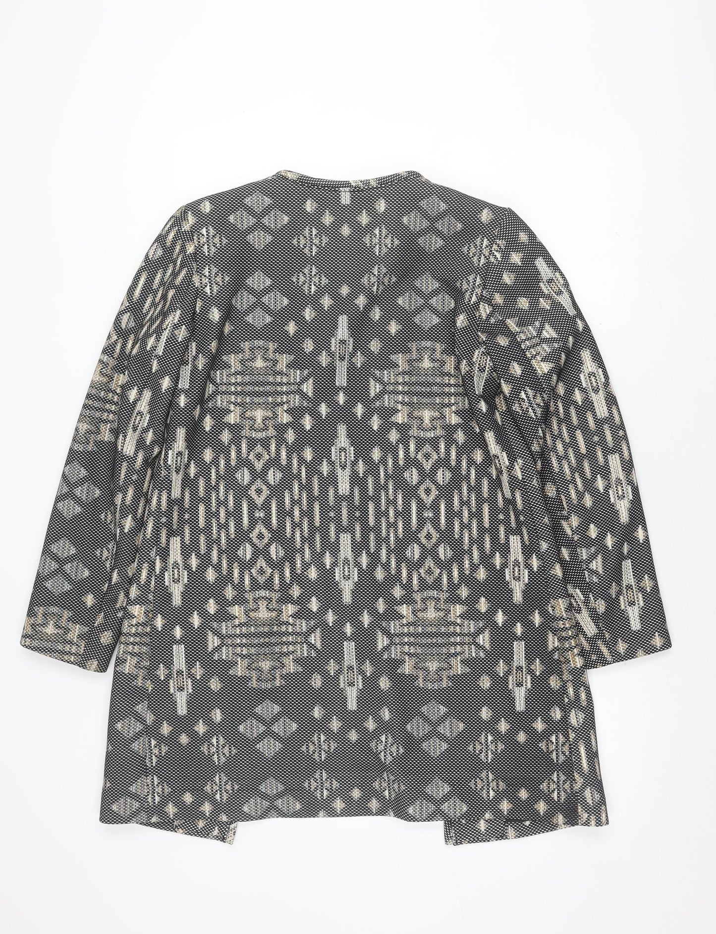 H&M Women’s Black Geometric Pattern Classic Jacket