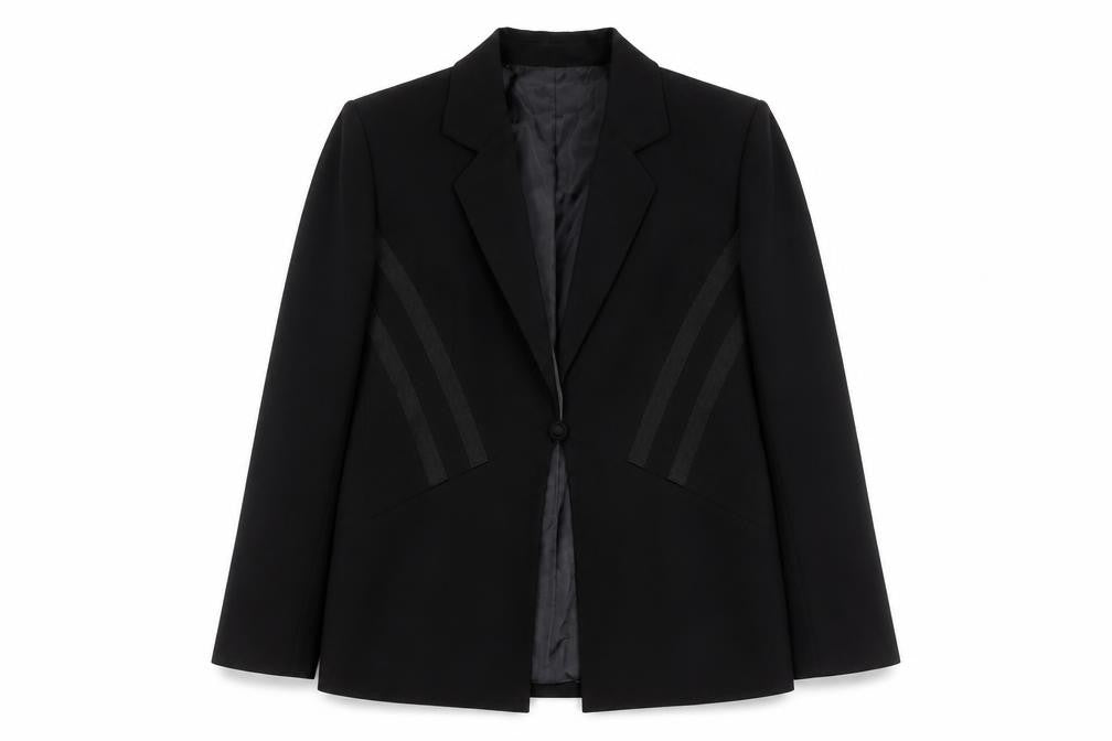 Front view of Viyella Women's Black Blazer UK, size 12