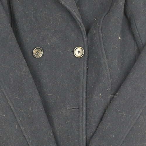 ABOUT YOU Unisex Black Pea Coat Size 34