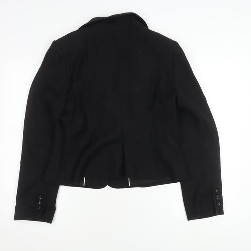 Coast Women's Black Wool Blazer, Size 16, Elegant Business Wear