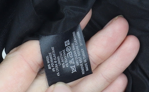 Coast Women's Black Wool Blazer, Size 16, Elegant Business Wear