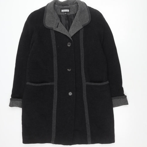 CANVAS Women's Grey Check Overcoat Jacket M