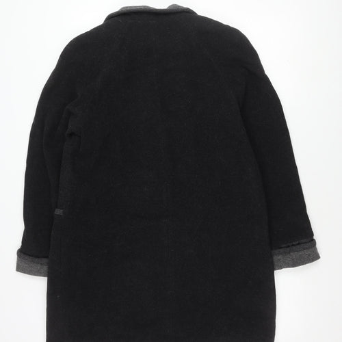 CANVAS Women's Grey Check Overcoat Jacket M