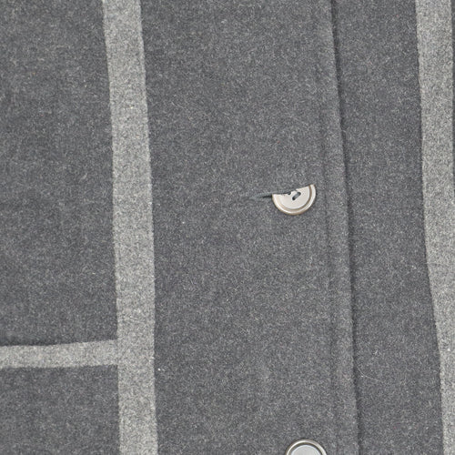 CANVAS Women's Grey Check Overcoat Jacket M