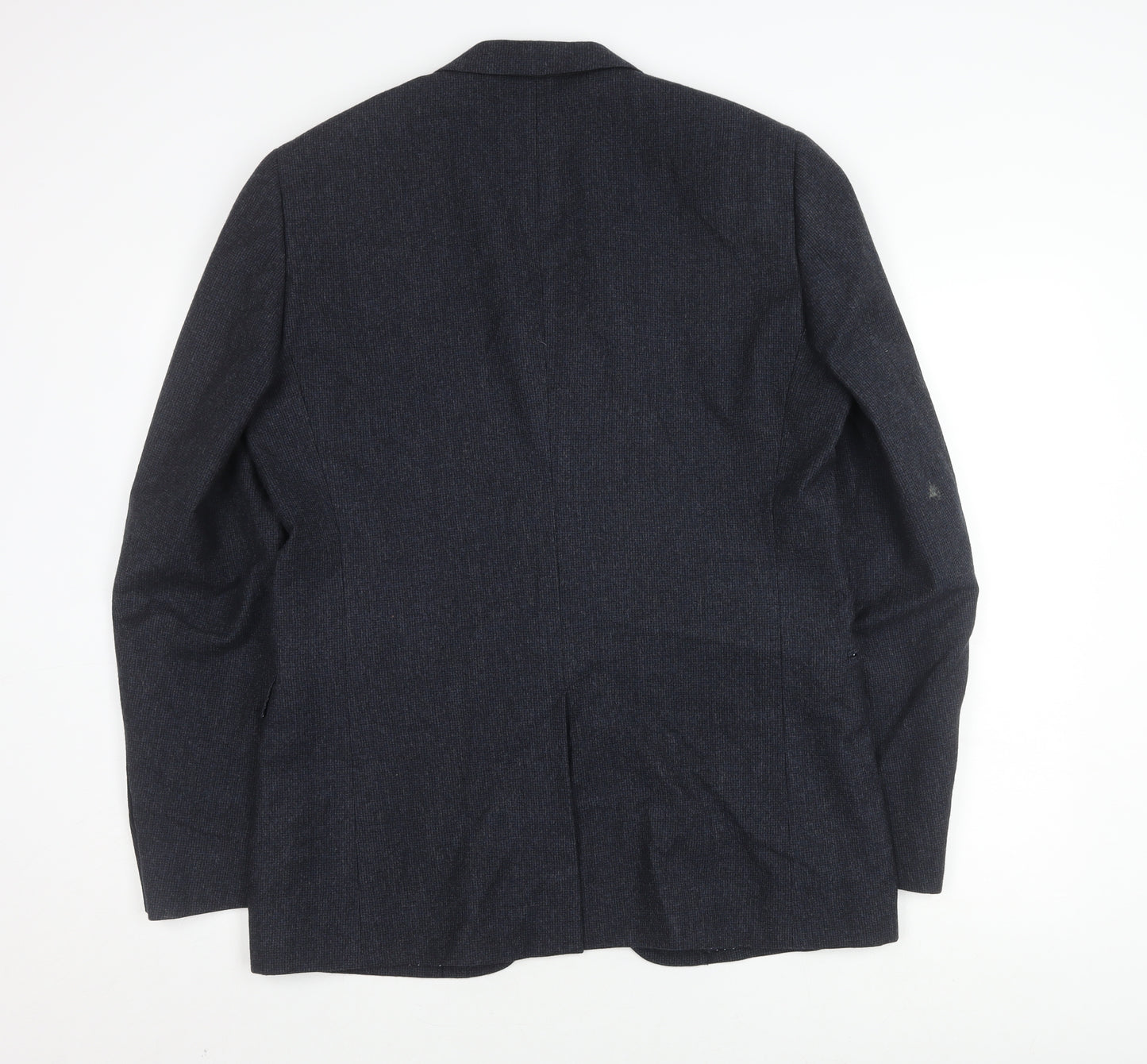 Jigsaw Men's Grey Wool Blazer 42R Single-Breasted