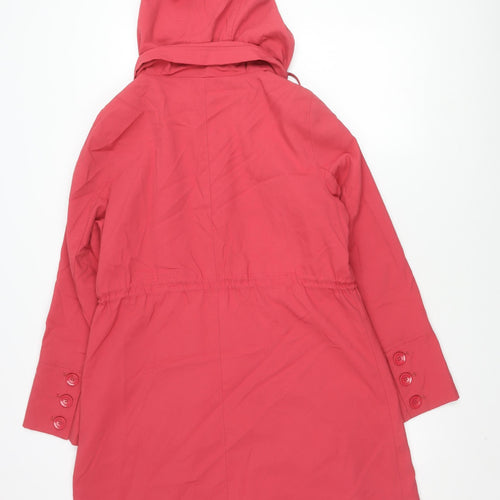 Marks and Spencer Women's Pink Trench Coat, Size 16