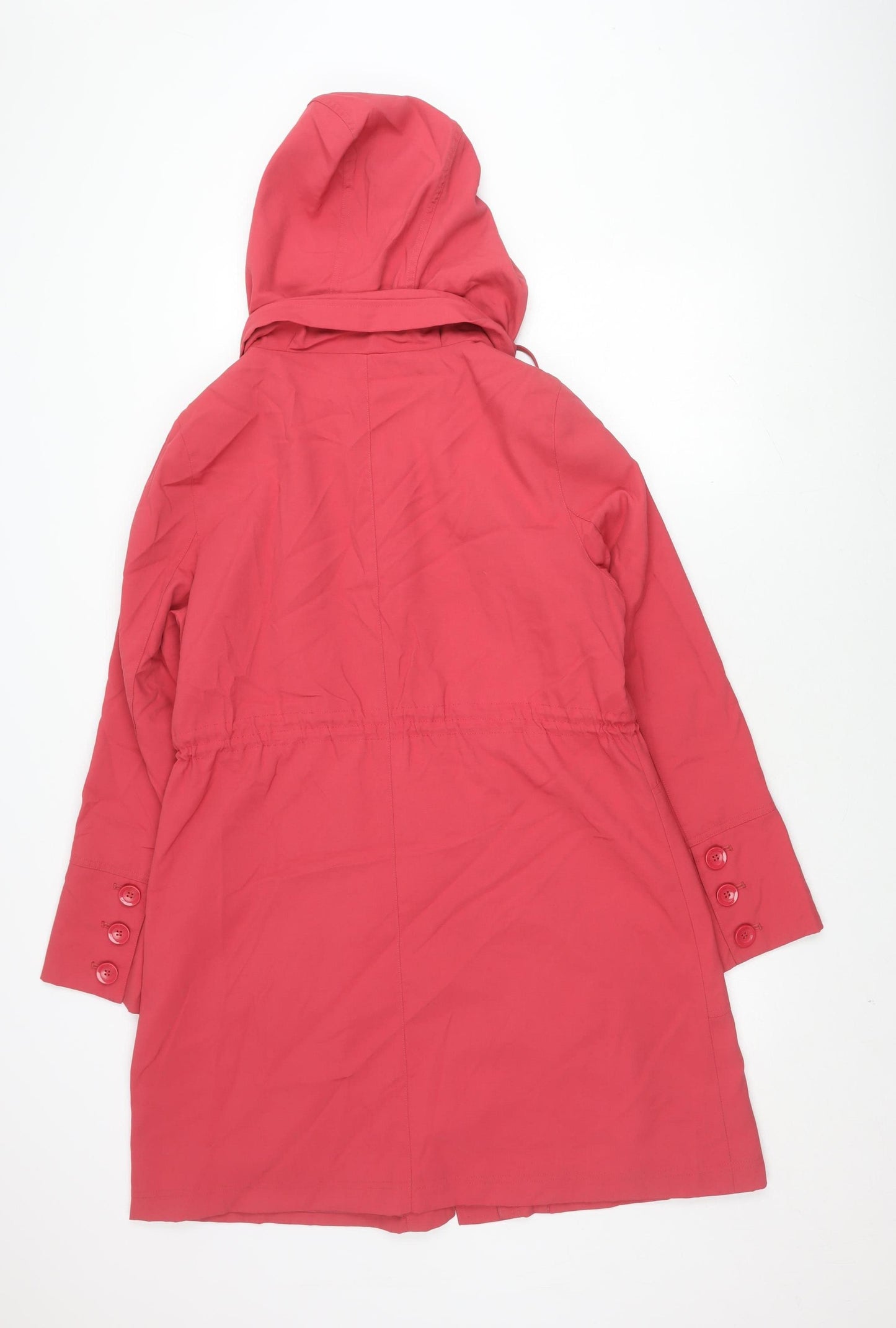 Marks and Spencer Women's Pink Trench Coat, Size 16