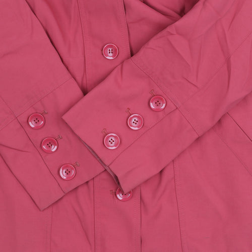 Marks and Spencer Women's Pink Trench Coat, Size 16