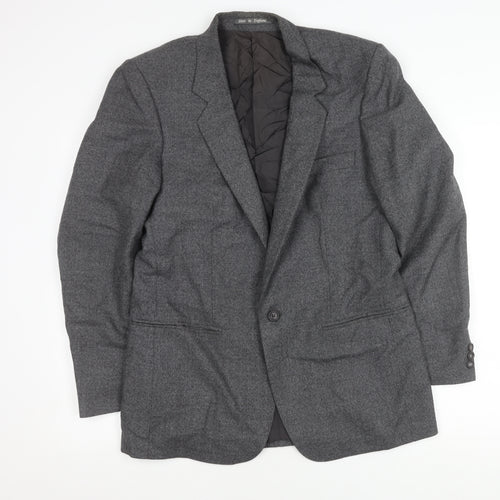 Pierre Pascal Men's Grey Blazer 40R Regular Fit