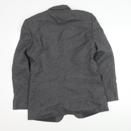 Pierre Pascal Men's Grey Blazer 40R Regular Fit