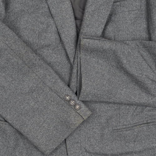 Pierre Pascal Men's Grey Blazer 40R Regular Fit