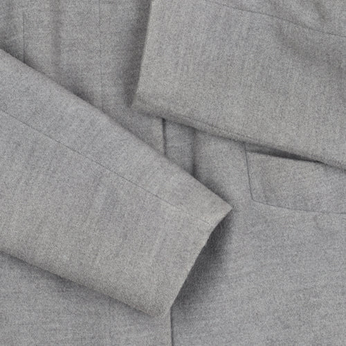 Marks and Spencer Women's Grey Jacket, Size 12, Collared