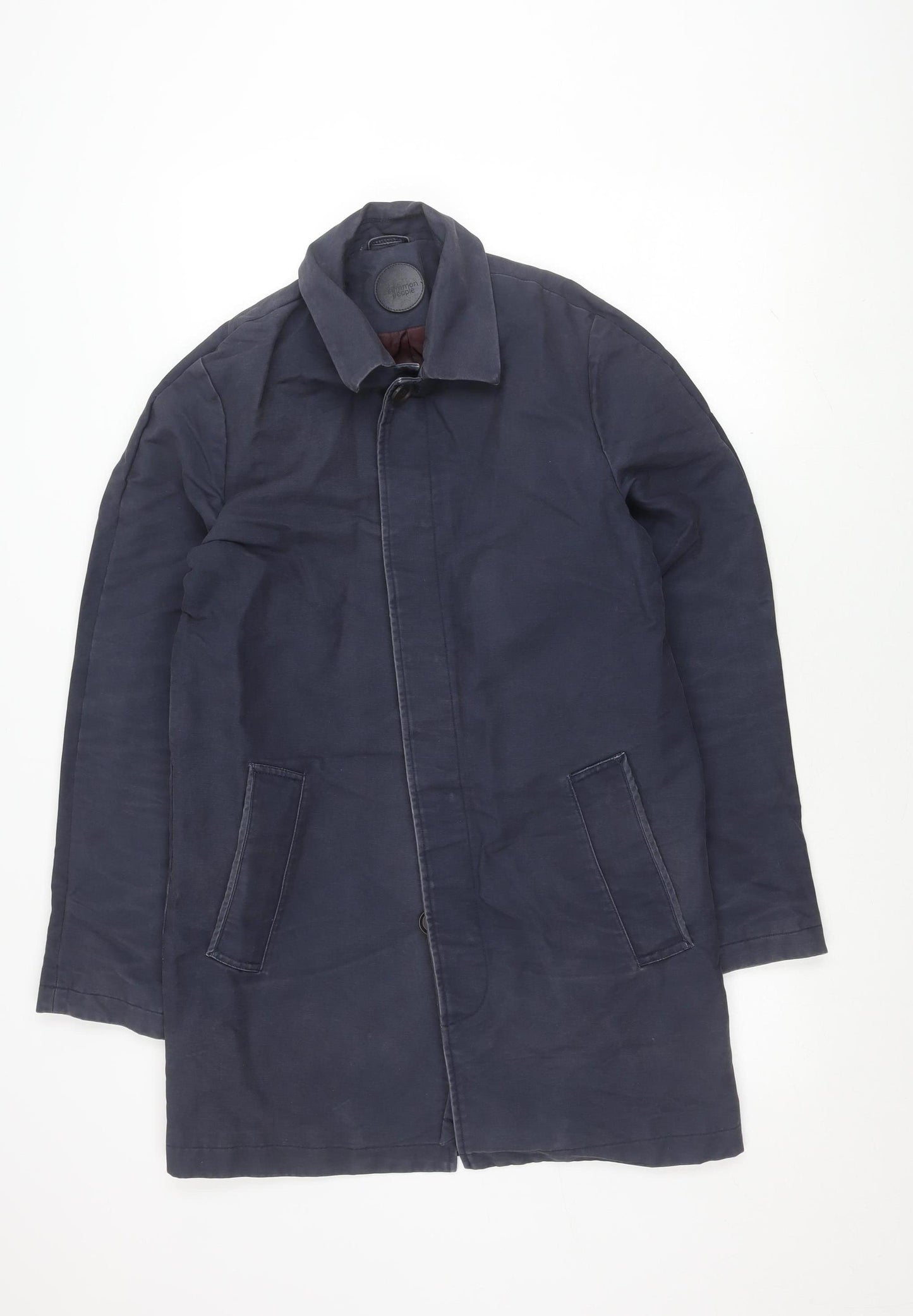 Common People Unisex Blue Cotton Jacket S