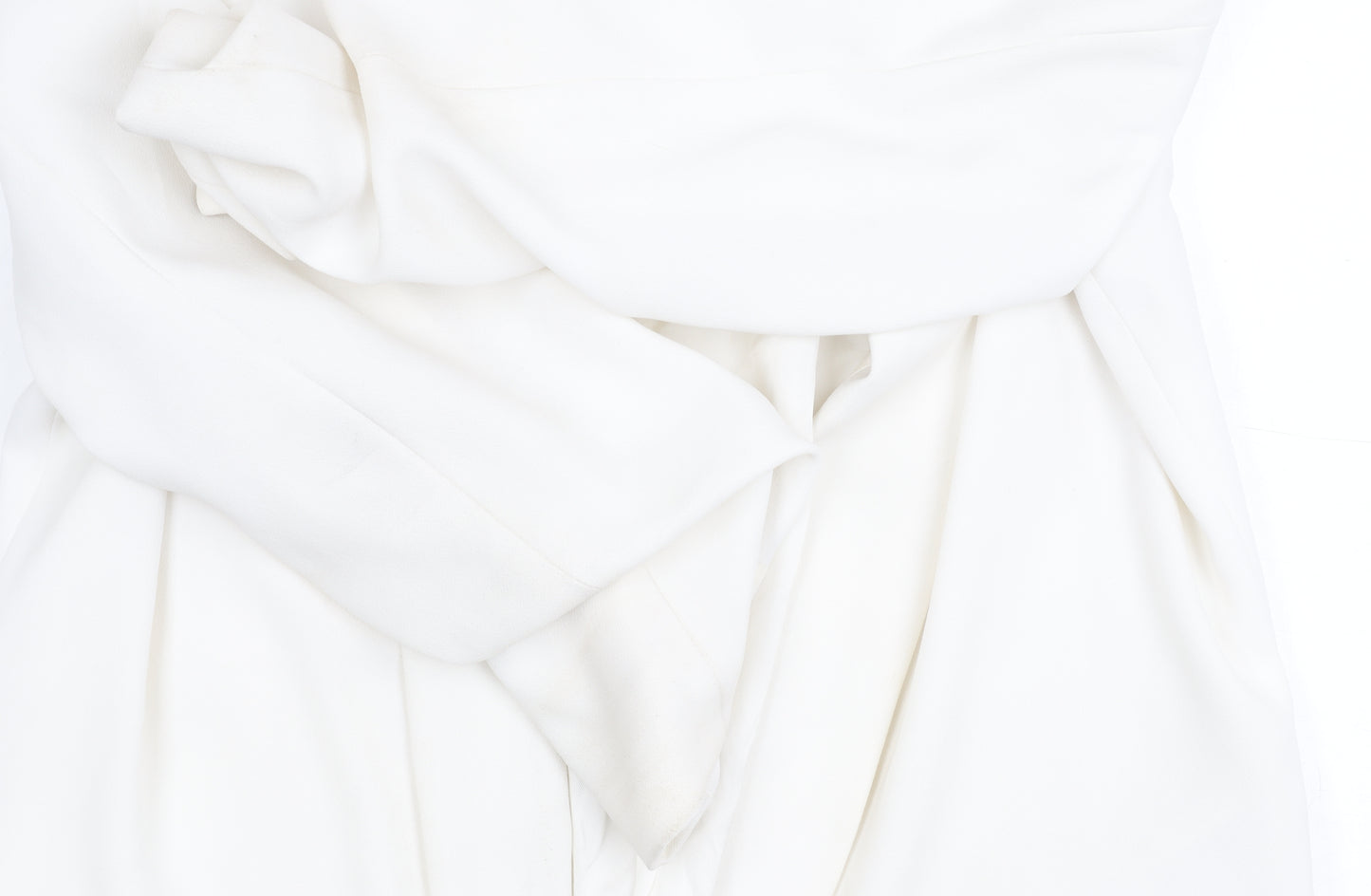 Zara Women's White Blazer Size L, Casual Shawl