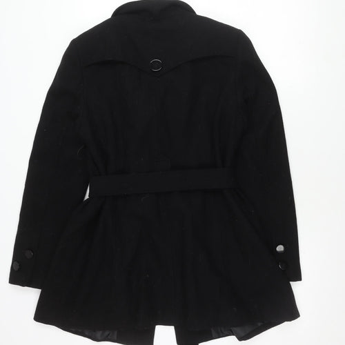 Dorothy Perkins Women's Black Trench Coat Size 14