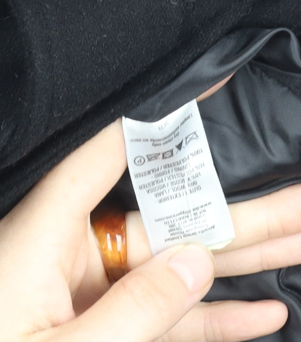 Dorothy Perkins Women's Black Trench Coat Size 14