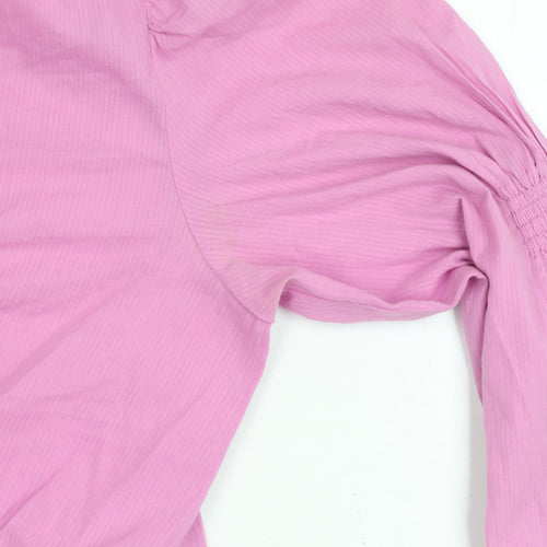 Vero Moda Women's Pink Wrap Blouse L