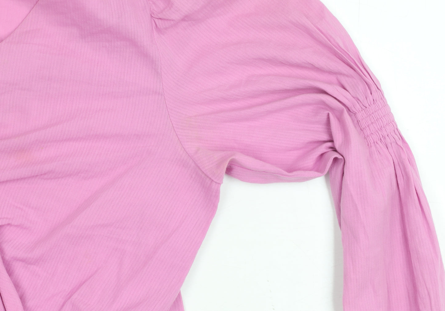 Vero Moda Women's Pink Wrap Blouse L