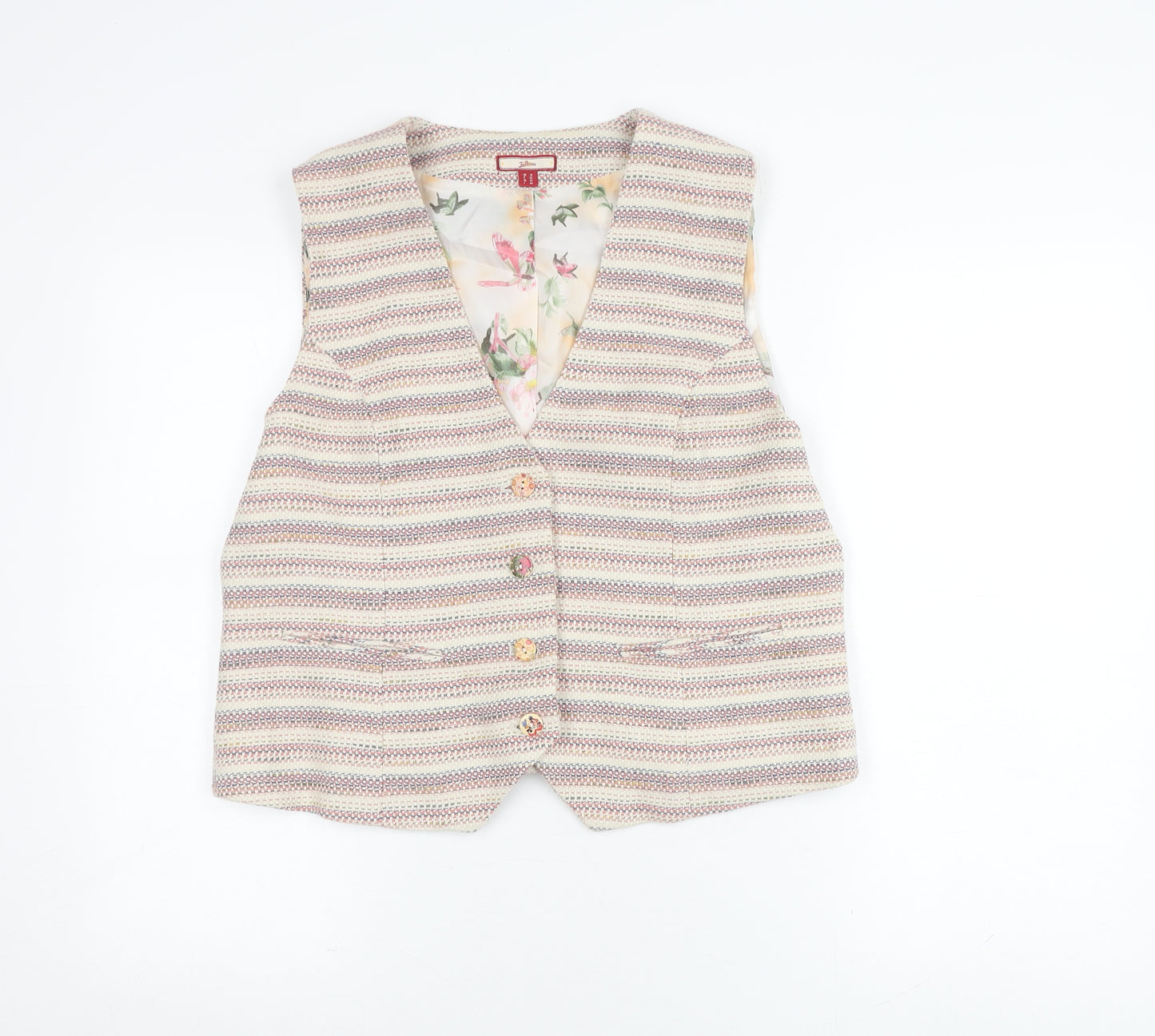 Joe Browns Women's Multicoloured Waistcoat Size 16