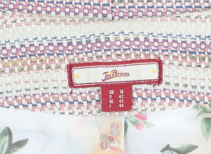 Joe Browns Women's Multicoloured Waistcoat Size 16