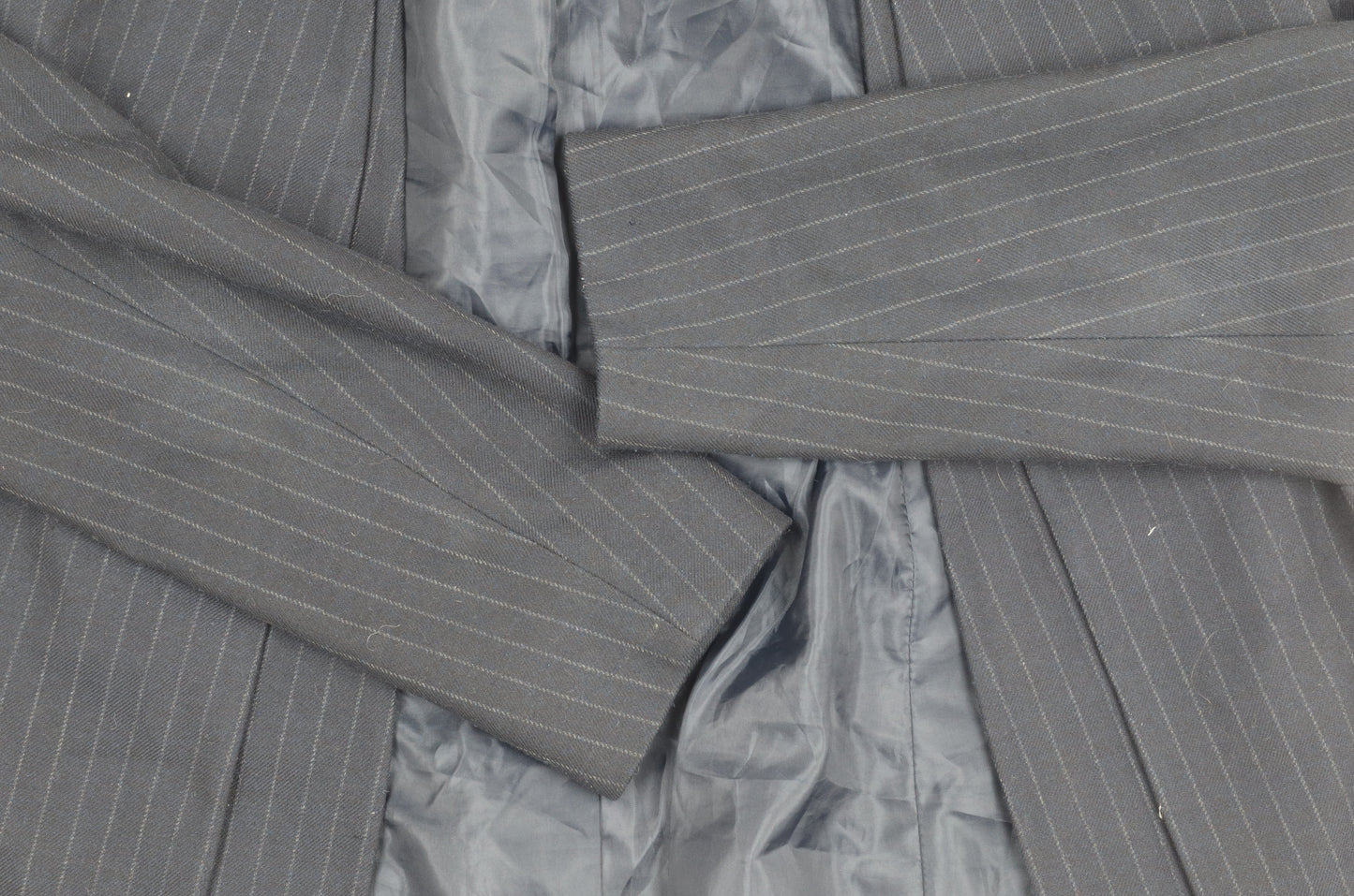 Next Women's Black Petite Pinstripe Blazer, Size 14