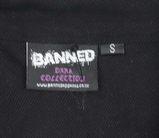 Banned Women's Black Military Jacket S